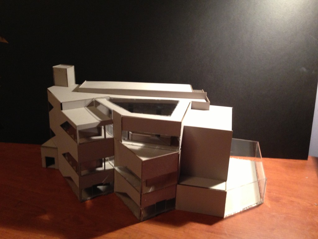 Laser Cut and Assembled House Model