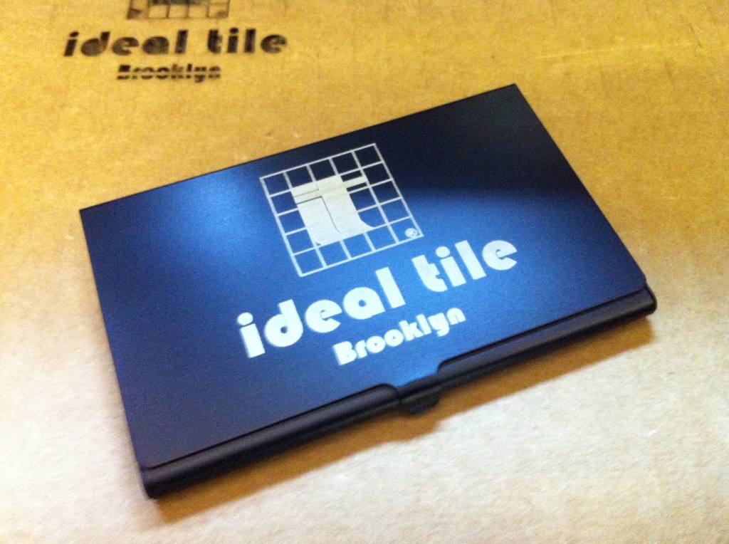 business card engraving and printing case holder branding