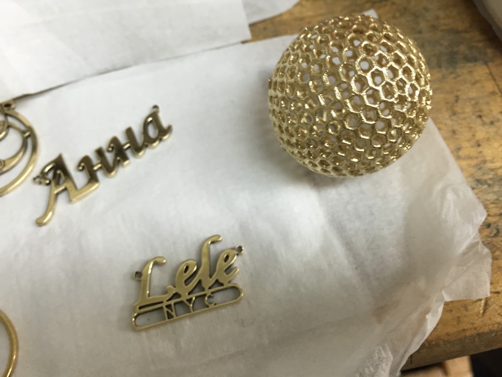 gold golf ball monogram with etching and name plate jewerly custom hand made