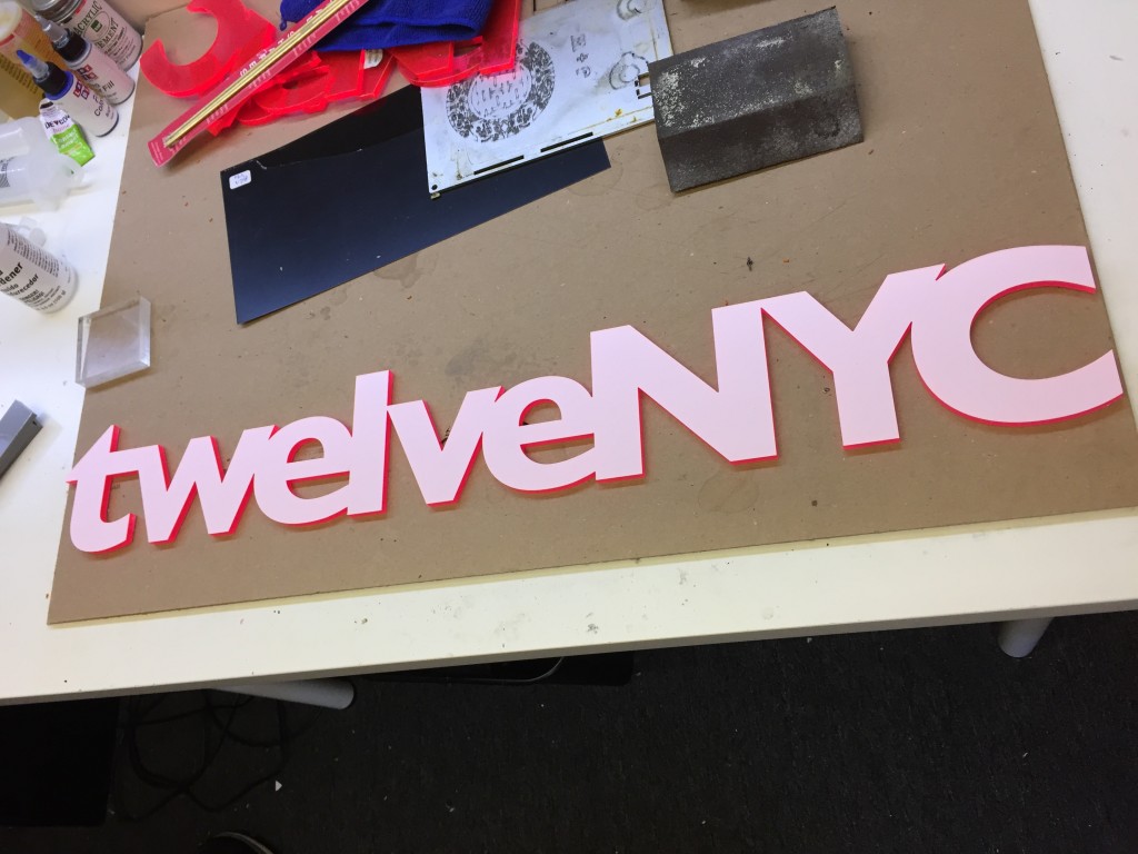 acrylic letter cut signs