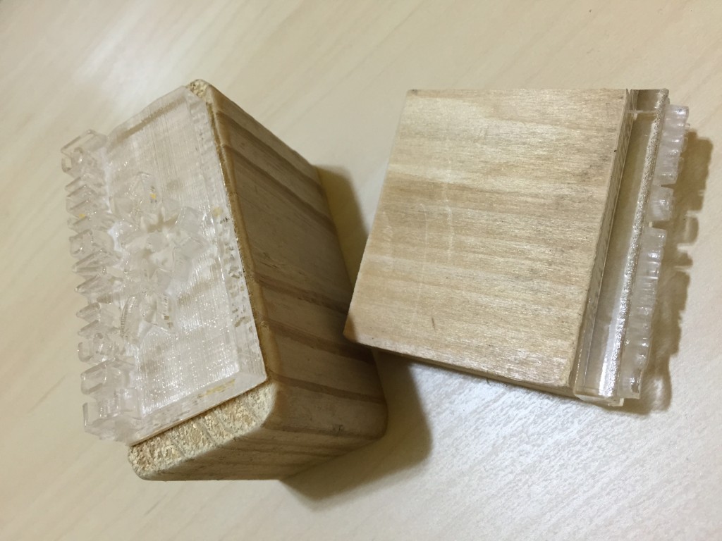 wood handle embossing soap stamp for hot processing