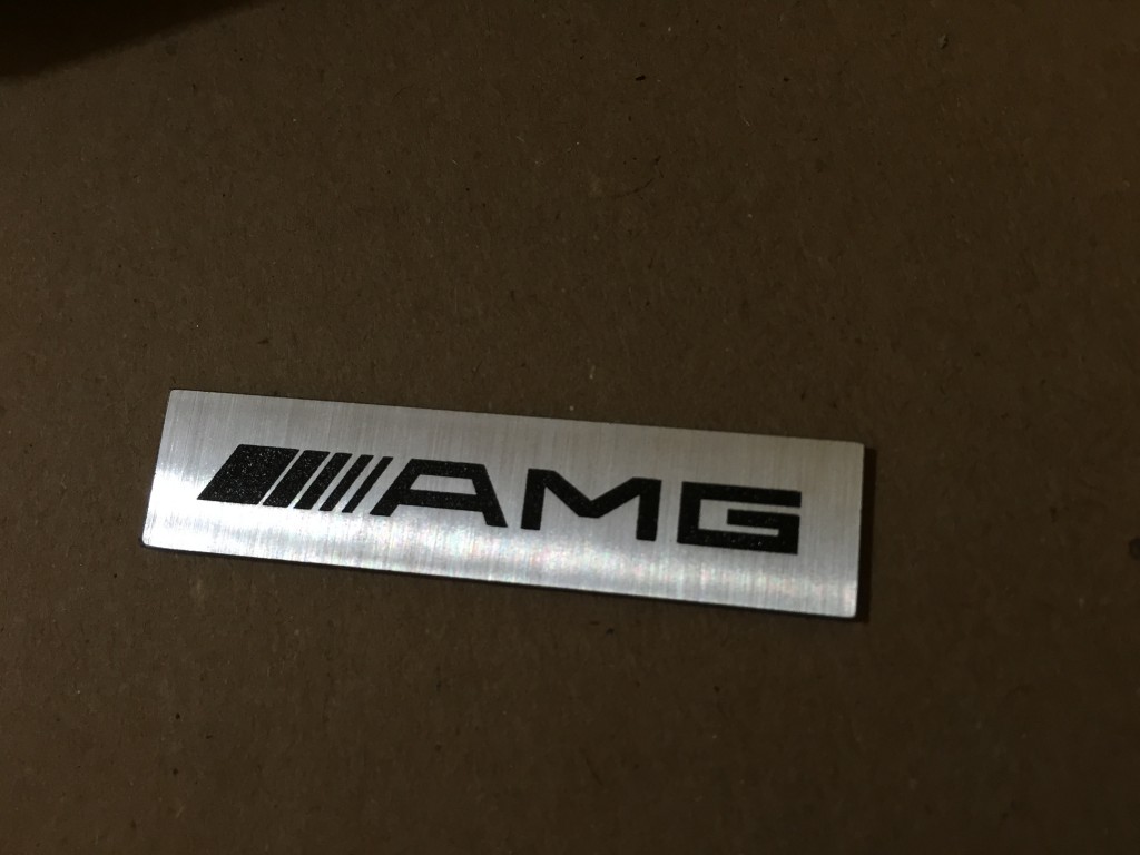 Mercedes AMG Metal Logo Badge