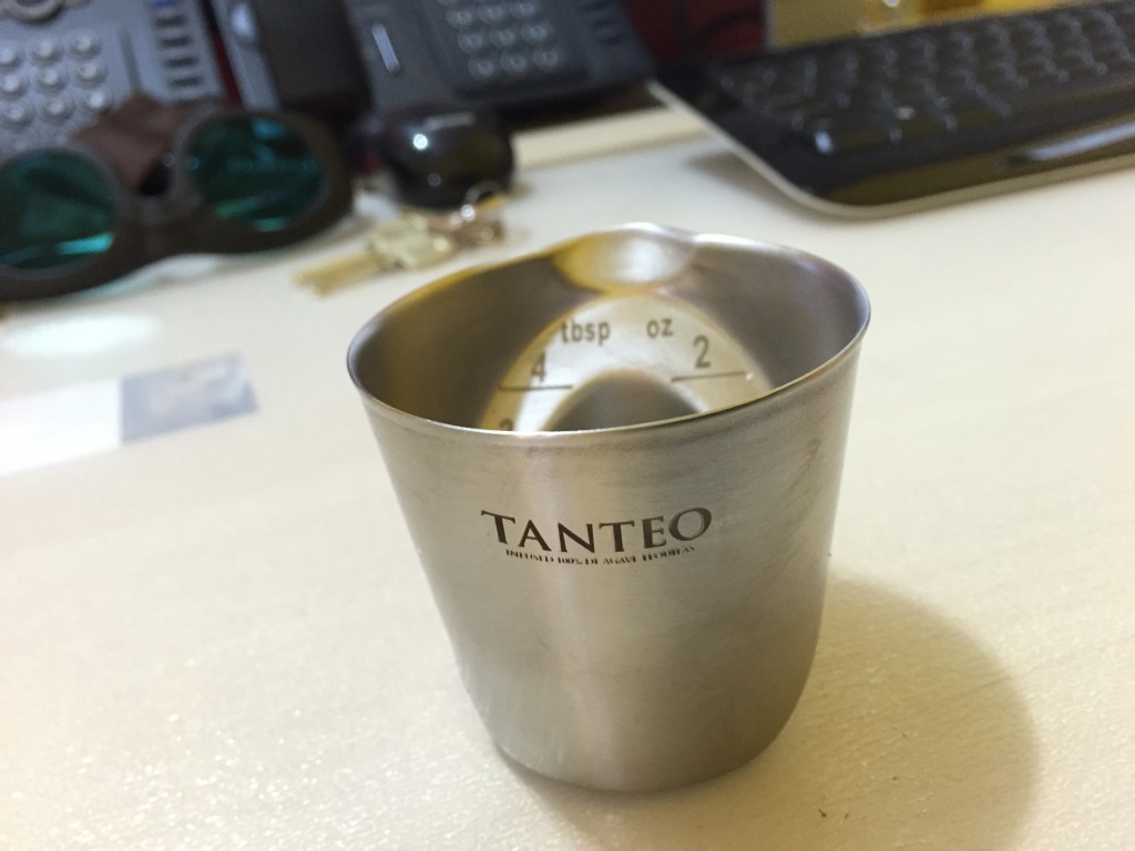 titanium Bar Measuring Cup Laser Engraving