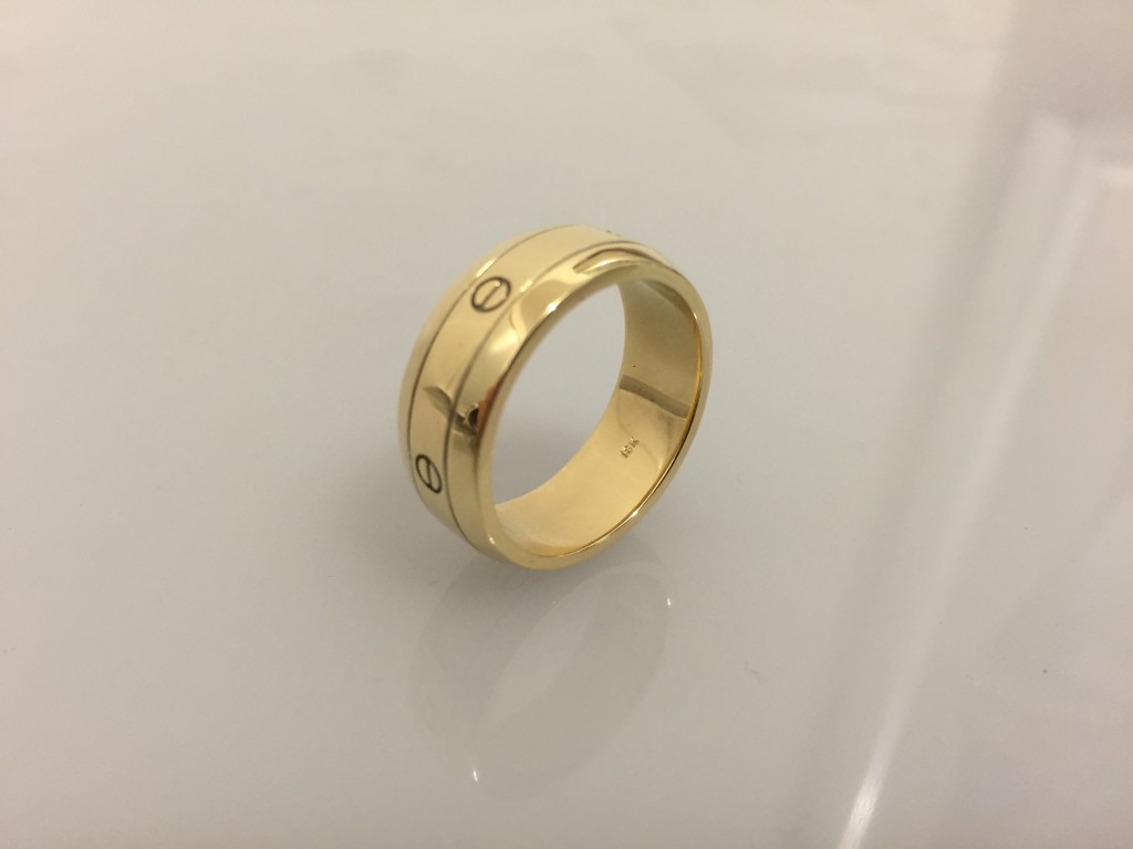 custom gold ring design and fabrication